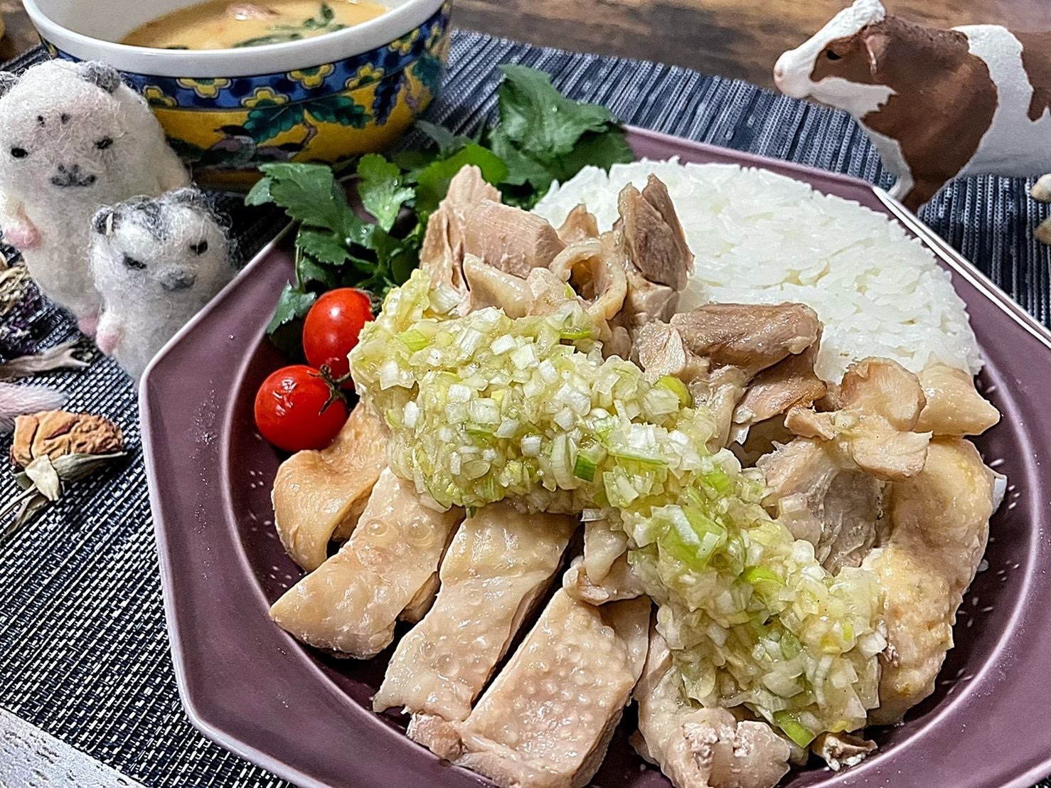 タイ料理 ジャスミンライス100％ 国産鶏使用  メーカー公式ショップ カオマンガイ コムガー  冷凍 レトルト  ナシアヤム 5人前 本場  タイ式海南鶏飯 タイ風チキンライス タイ米